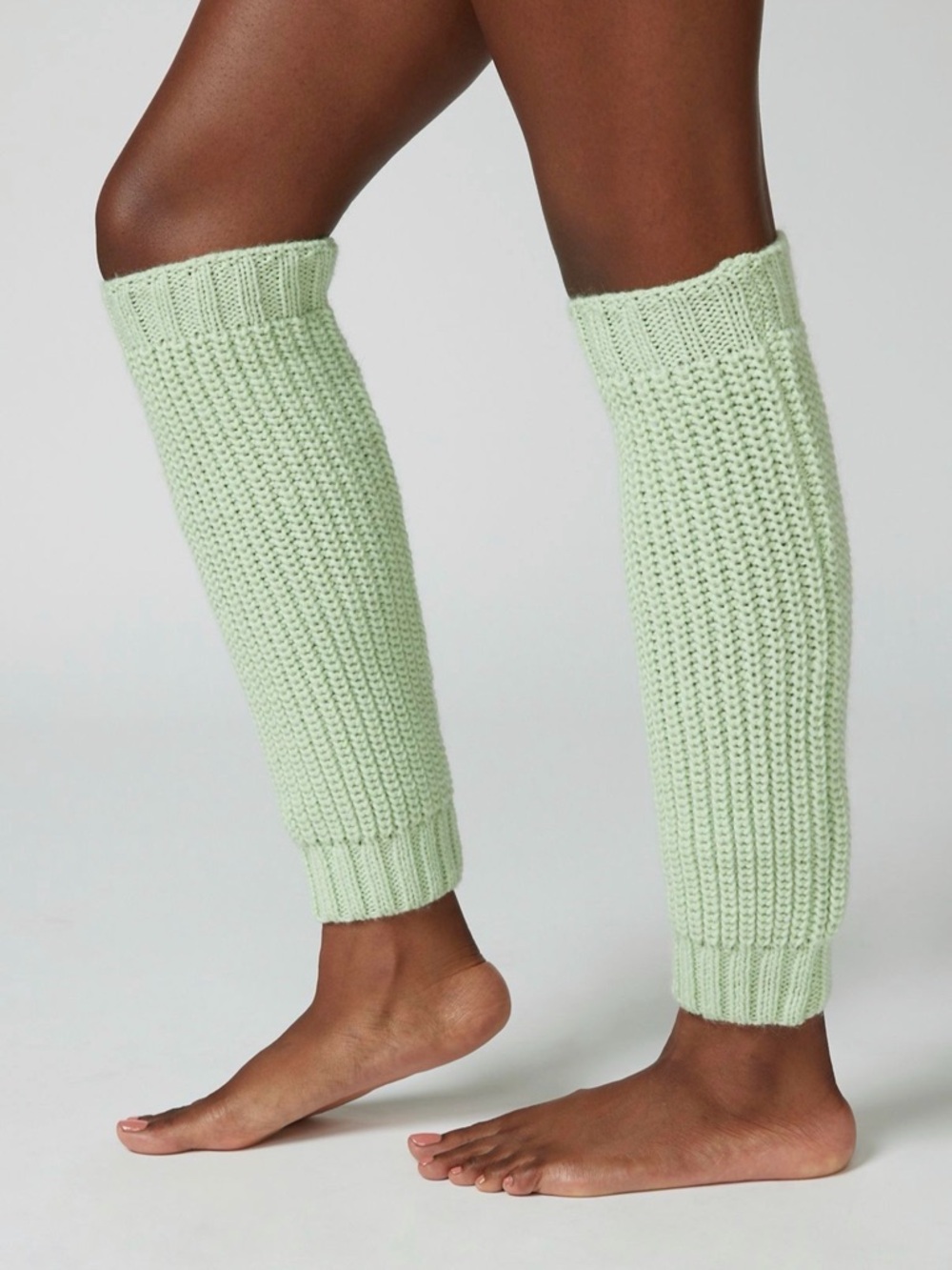 Urban Outfitters Mint Green Knit Leg Warmers